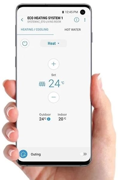 Тепловий насос Samsung EHS AE060RXEDEG/EU/AE090RNYDEG/EU, 6 кВт, однофазний 3600 фото