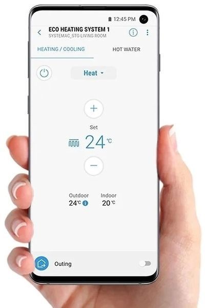 Тепловий насос Samsung EHS AE260RNWSGG/EU/AE090RXEDGG/EU, 9 кВт, трифазний 3606 фото