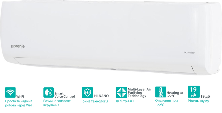 Кондиціонер ﻿Gorenje TITAN53IN TR/TITAN53OUT 2699 фото